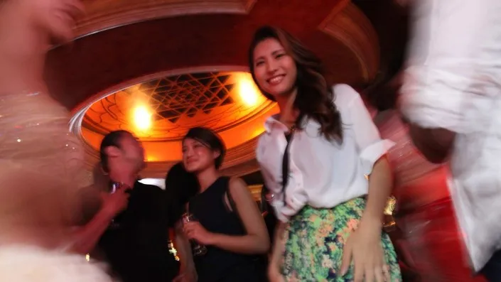 Guests dancing at Tantra Tokyo